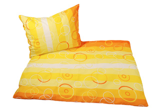 OPTIMUM posteľná súprava oranžové kruhy